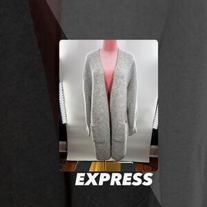 EUC Express Open Front Long Cardigan